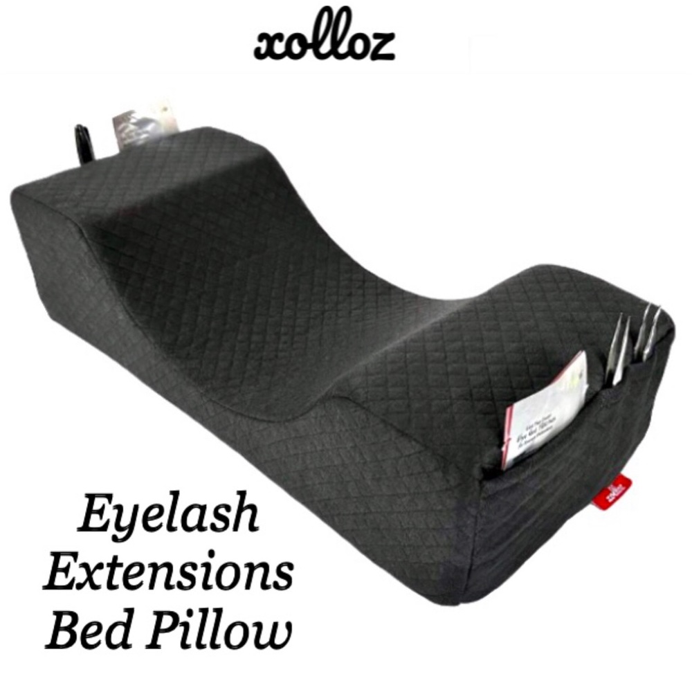 XOLLOZ Eyelash Extensions Bed Pillow size 19x8 NWT in original package